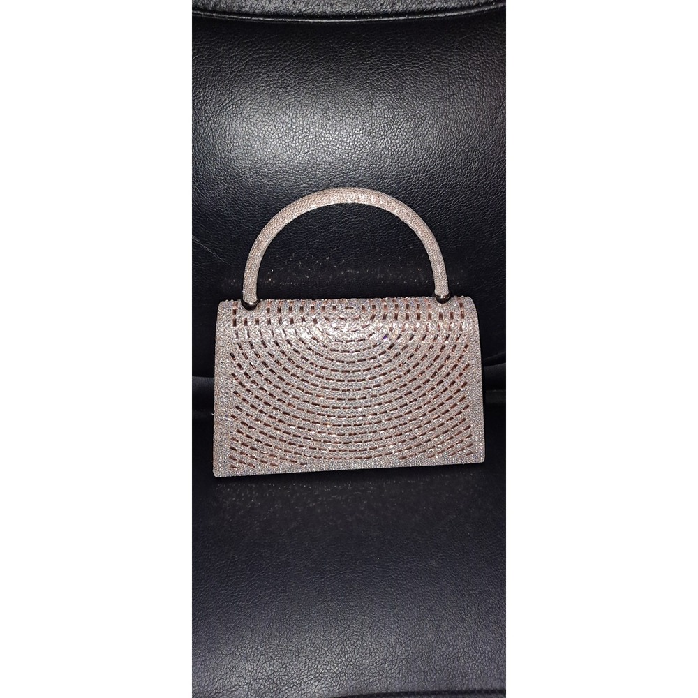 Isadora‎ Rhinestone Small BagColorChampagne - Picture 2 of 3